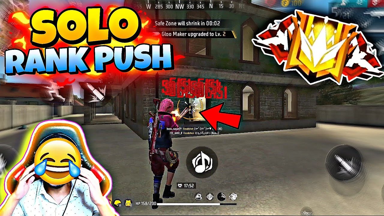 🔥SOLO RANK PUSH - FUNNY 🤣 MOMENTS IN OP GAMEPLAY - Grandmaster PUSH ...