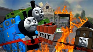 Thomas Blows Up Toby's Shed!! | TOS Shorts 10