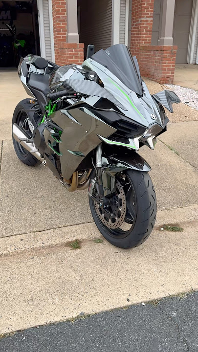 First Ninja H2 Cold Start with Full Vandemon Titanium exhaust setup🔥