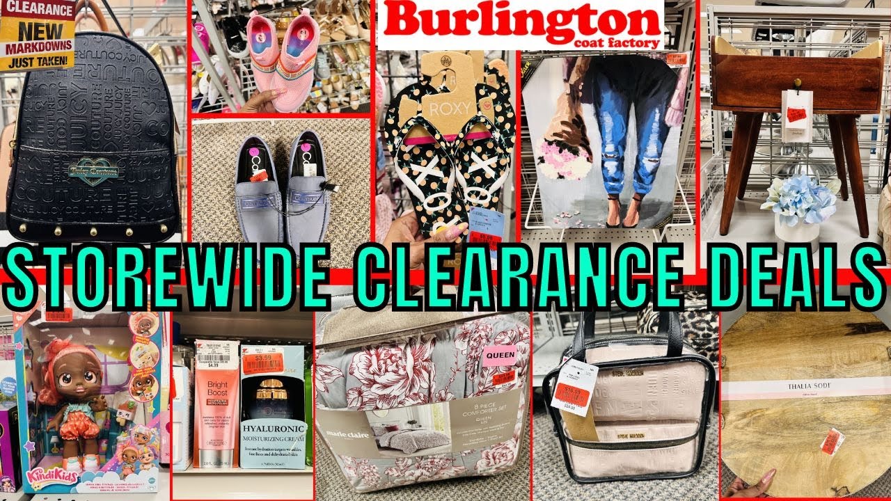 BURLINGTON NEW CLEARANCE MARKDOWNS