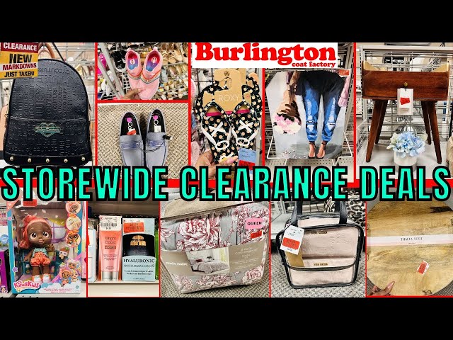 BURLINGTON NEW CLEARANCE MARKDOWNS