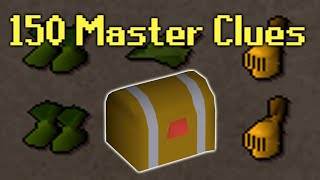 I Opened 150 Master Clue Caskets