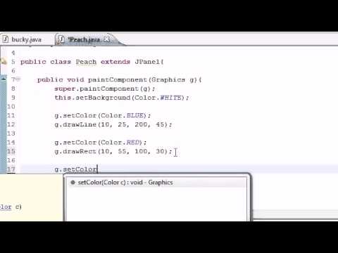 Java Programming Tutorial   86   Drawing More Stuff