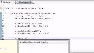 Java Programming Tutorial   86   Drawing More Stuff