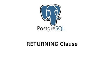 RETURNING clause with INSERT command in postgres