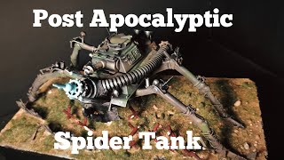 Kitbashing a four legged tank. #scratchbuild #kitbash