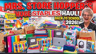 I Bought the ENTIRE School Supply Aisle at Staples! 😱 (Ultimate BTS Haul)