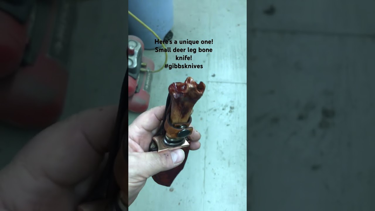 Made a new Small Deer Leg Bone knife ! 