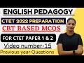 CTET2022//Ctet2022 Notification/English Pedagogy for CTET|| Video-15 #ctet2022 #ctetnotifaction2022