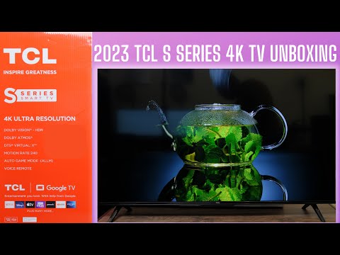 UNBOXING TCL'S SECRET WEAPON FOR 2023| The TCL S4 Series 4K TV (S450G) (1st Impressions Included