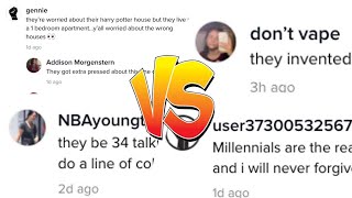 Gen Z Is Savagely Roasting Millennials And We Feel Attacked 🌠
Gen Z, also known as Zoomers are destroying Millennialson TikTok after avideocalling outMillennials for using their Harry Potter house as a personality trait went viral and the roasting that followed was hilariously brutal. Did Millennials just get Ok Boomered? Is the beginning of the next generational war? Wether you agree with Gen Z or feel personally attacked as a Millennial, we wont denythat these roasts are hilarious. This was made by a Millennial with a sense of humor that feels personally attacked by this relatable content.
Photo: TikTok
0:00 - Intro
0:00:08 - This Hurts
0:00:15 - These Are Fighting Words
0:00:22 - Oh, Thats What That Means?
0:00:30 - Savage
0:00:37 - All We Need Is Wine
0:00:44 - Cant, We Are Busy Adulting
▶️ MUSIC BY: https://bit.ly/DreamHeaven
🌠About Topopedia
Topopedia works for you, we made interesting, diverse, fun tops of events, performers, actors, politicians, places, and much more. dont miss everyday updates
🌠Subscribe
https://www.youtube.com/channel/UCbUt17NR04HOt1FkzDx0RbQ?sub_confirmation=1
🌠Big thanks for free music goes to DreamHeaven
https://bit.ly/DreamHeaven Gen Z Is Savagely Roasting Millennials And We Feel Attacked 🌠