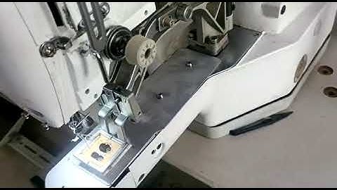 Special development on our Jitsui Bartack machine