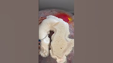 Artist is using expanding foam and a foam cutting wire to create art!