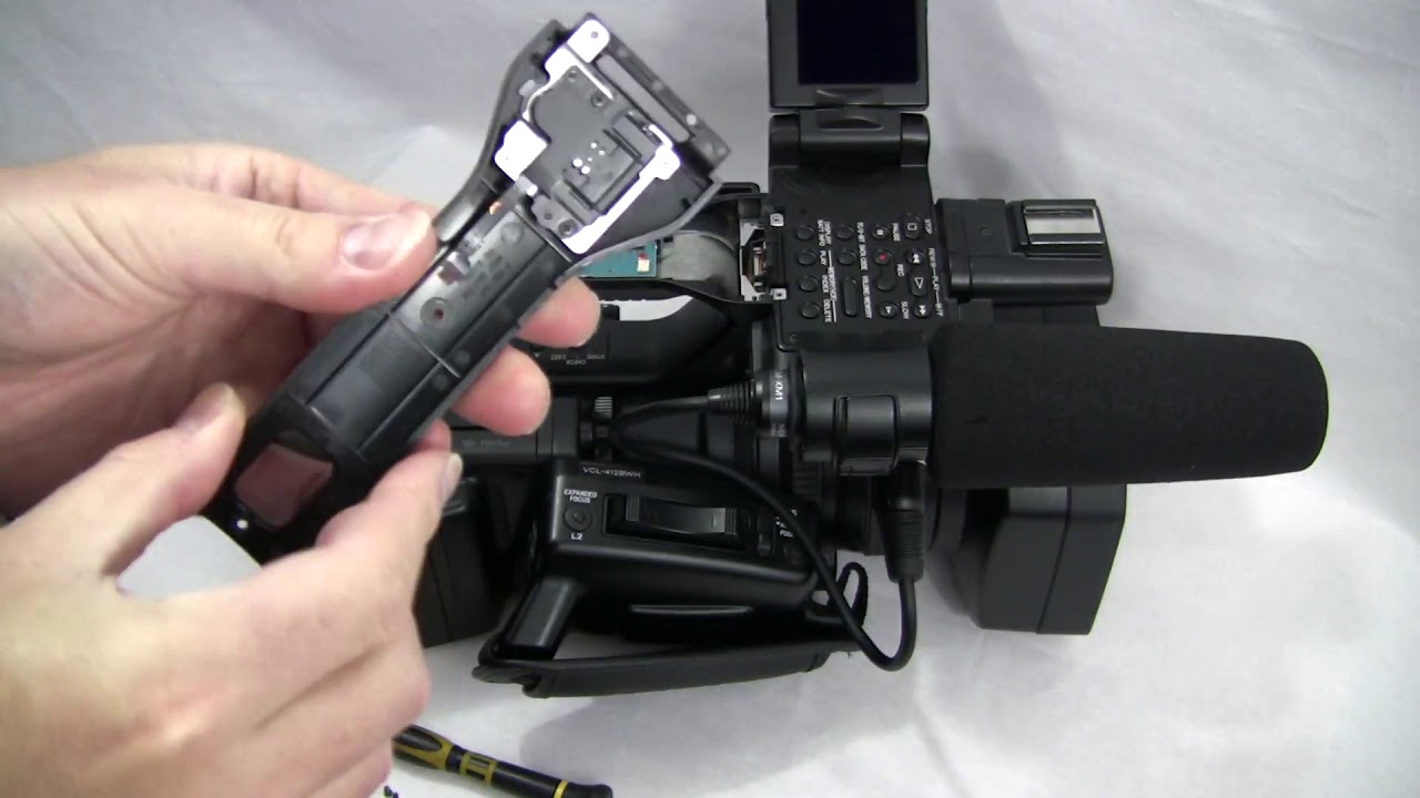 Sony HVR-Z7U Replace top Record Button / Zoom Panel