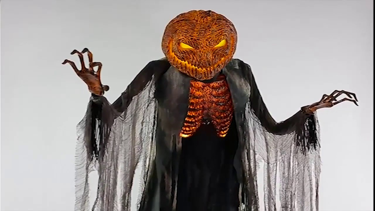 Scorched Scarecrow With Fog Machine Halloween Prop halloween YouTube