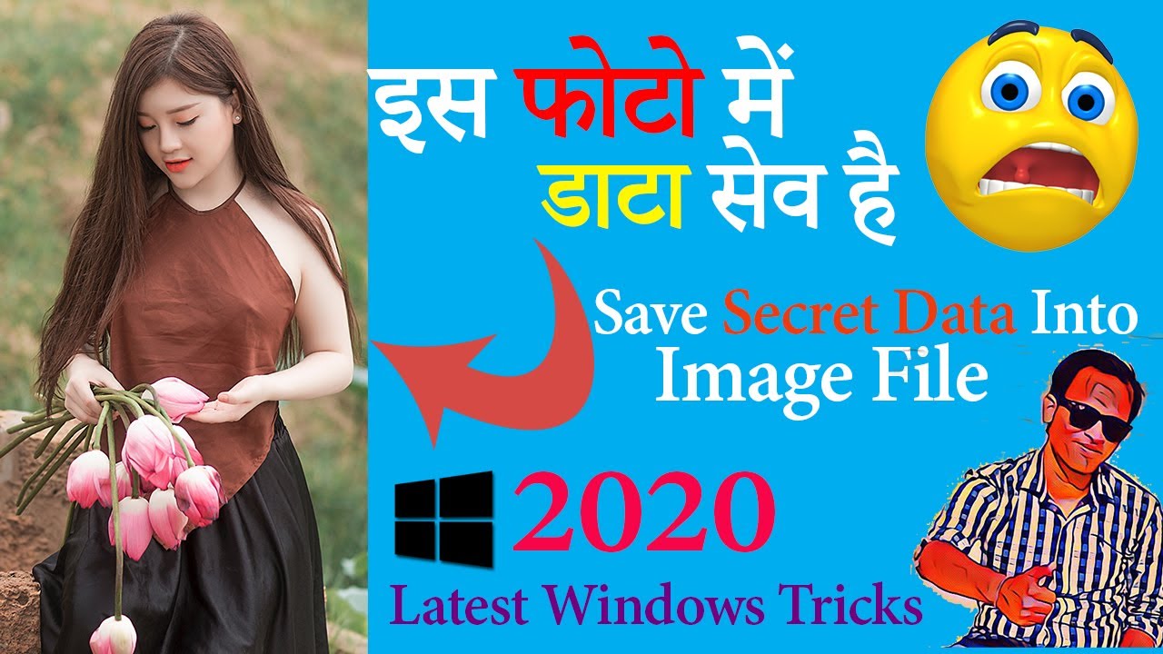 How to Hide Compressed file's into an any image - Image Steganography ...