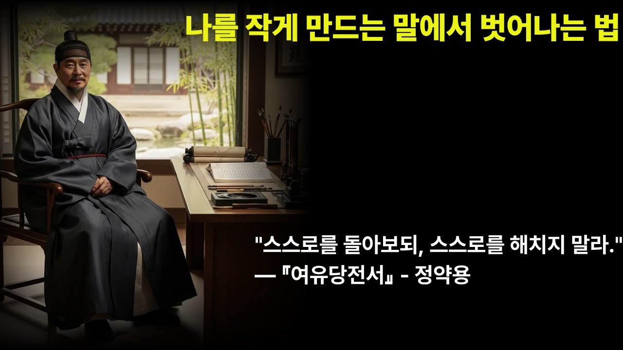 나를 작게 만드는 말에서 벗어나는 법