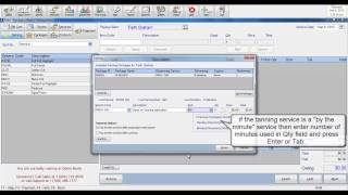 Insight Salon Software - How To Redeem The Tanning Package In Insight