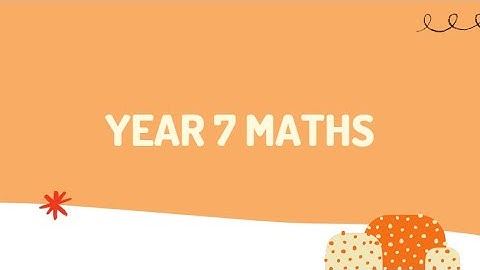 Year 7 maths: using nth term