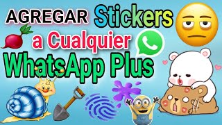 How to Add Stickers to Any WhatsApp Plus screenshot 1
