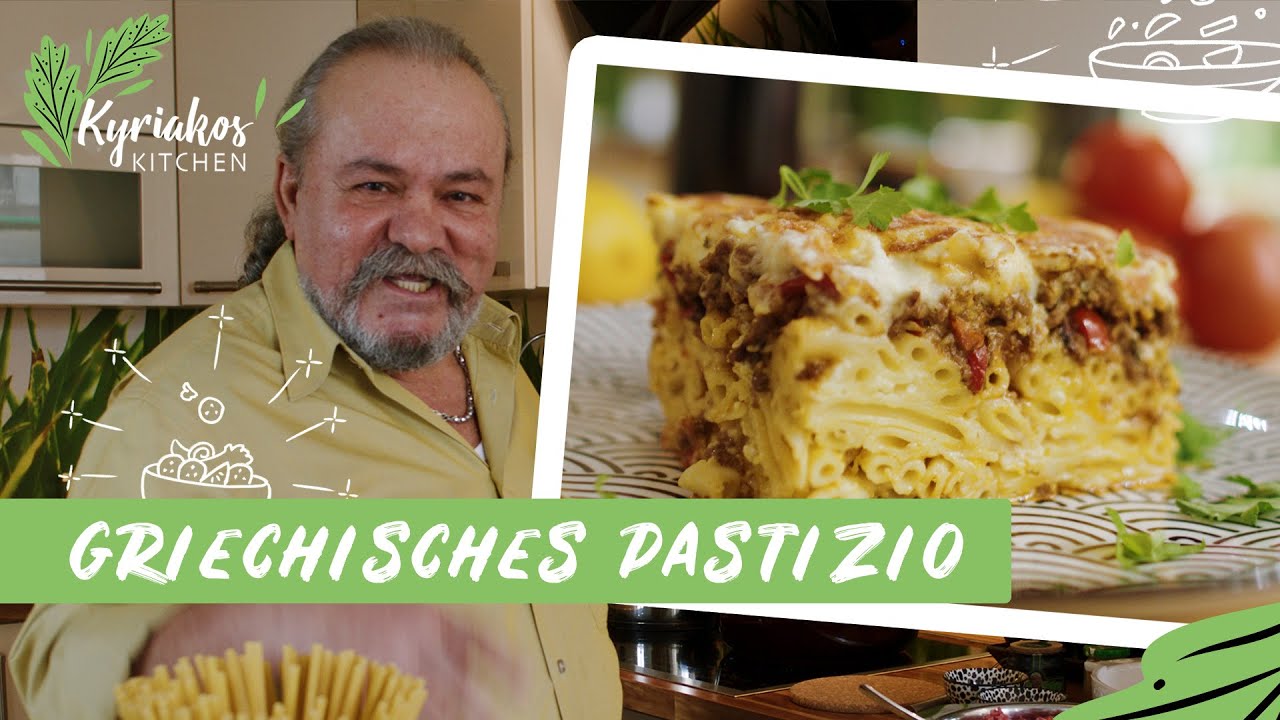 Griechischer Nudelauflauf - Pastitsio | Kyriakos Kitchen - YouTube