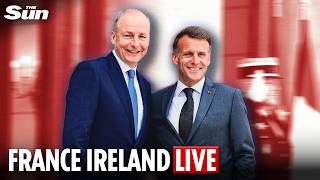 LIVE: Irish Taoiseach press conference after critical meeting with French President in Paris