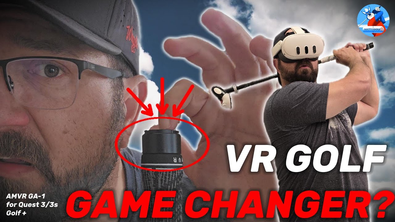 НАКОНЕЦ-ТО! Тактильная обратная связь в VR-гольф-клубе! Обзор AMVR GA1. Golf+ для Quest 3