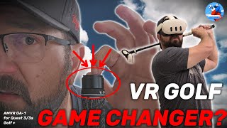 FINALLY! Haptic Feedback in a VR Golf Club! AMVR GA1 Review. Golf+ for Quest 3