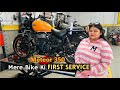 Meteor 350 ki First Service | Royal Enfield Meteor 350 Service Cost | Royal Enfield Girl Rider