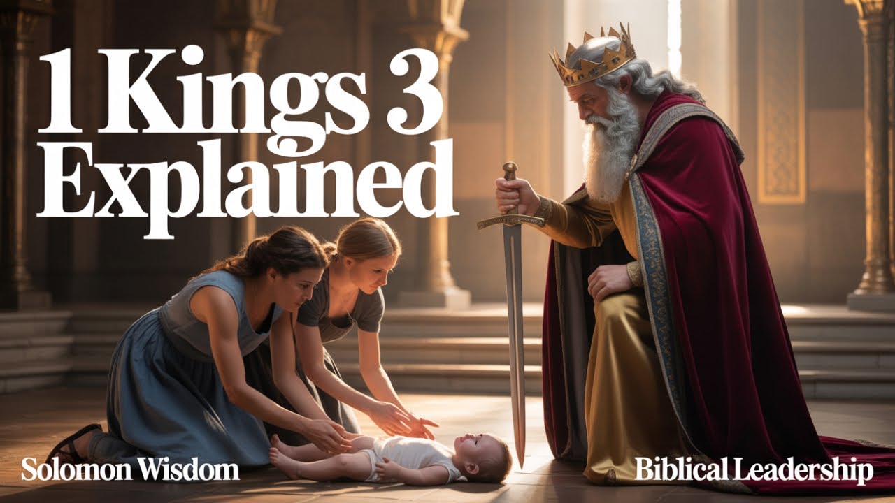 1 Kings Chapter 3 Explained (Solomon’s Wisdom, Divine Guidance & the Famous Judgment)