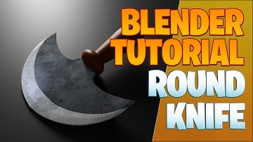 Round knife - Blender Tutorial