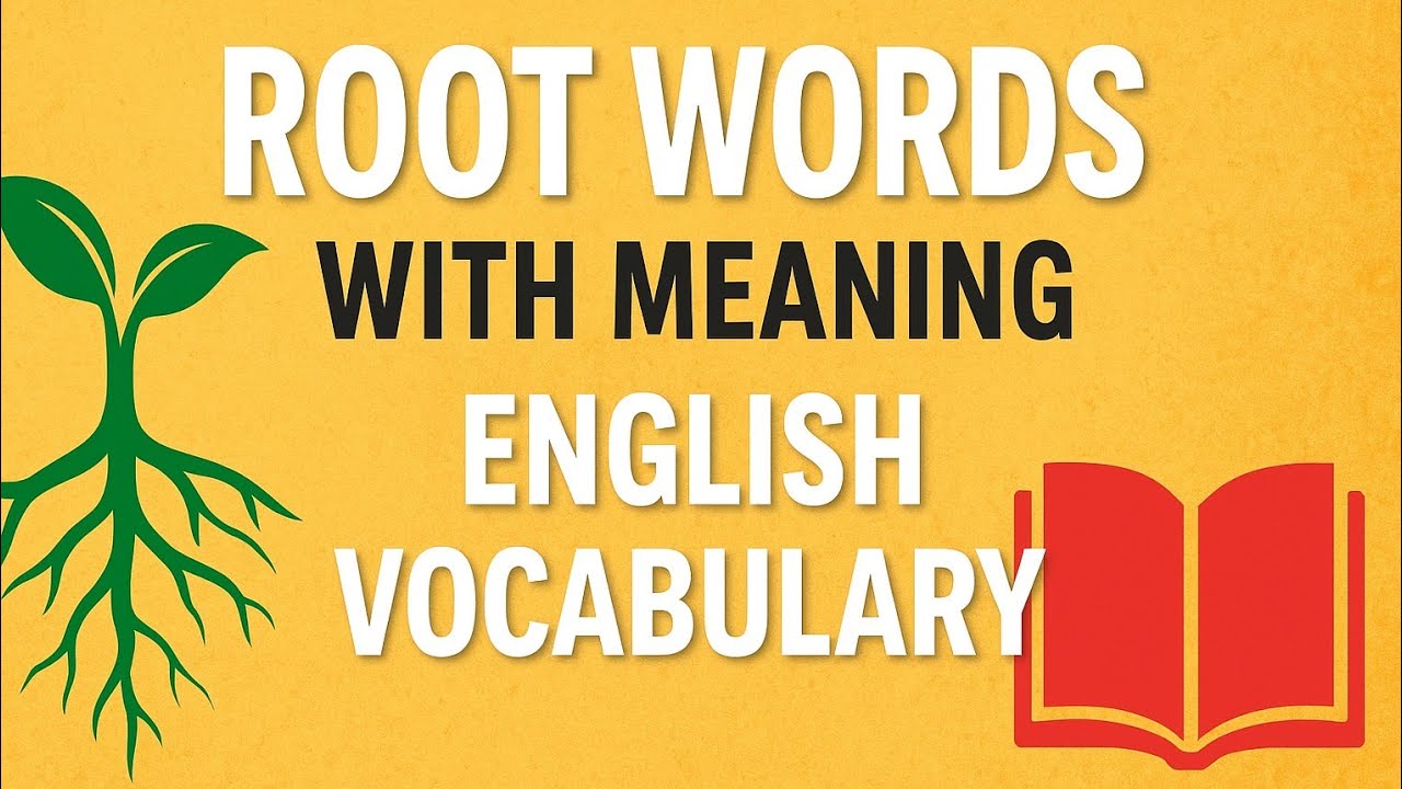 Root Words English Vocabulary 📚🌎 