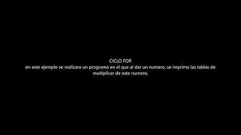TABLAS DE MULTIPLICAR (bucle for) | JAVA