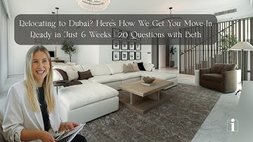 Interiors | 20 Questions with Beth | Tilal Al Ghaf Villa Walkthrough (Full Furnishing in 6 Weeks!)