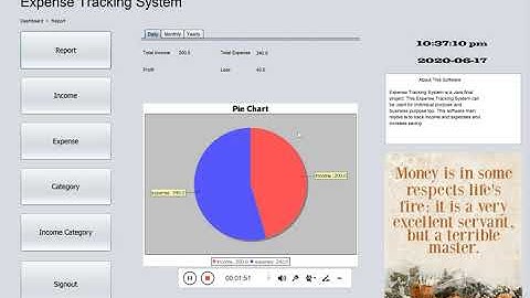 uni assignment using java swing on Expense Tracking system with source code