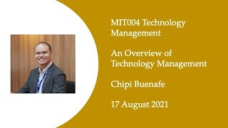 An Overview of Technology Management