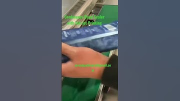 Horizontal Continuous Band Sealer with Ink-jet Printing and Coding function Bag Package Seal Machine