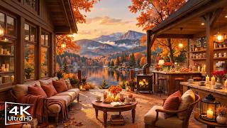 Smooth Jazz for a Warm Autumn Morning 🍂 Cozy Coffee Shop Ambience & Relaxing Jazz Instrumental Music