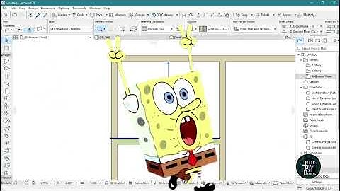 Archicad Tutorial : Basic Floor Plan To 3D For Beginners