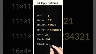 Multiplying Patterns#shorts#youtubeshorts#trending#mathshorts