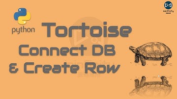 Connect database with TortoiseORM and insert data to database  (Database ORM framework of Python)
