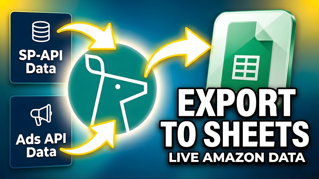 How to Export Amazon SP-API Data to Google Sheets - YouTube
