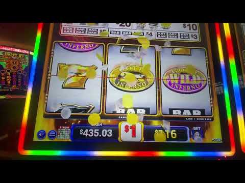 Gave this slot (Gold Inferno) a quick try @ Kickapoo Lucky Eagle Casino