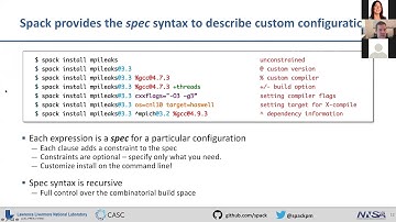 CC Tech Talk - Spack: A package manager for HPC