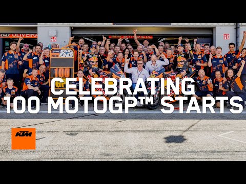 Celebrating 100 MotoGP™ Starts | KTM