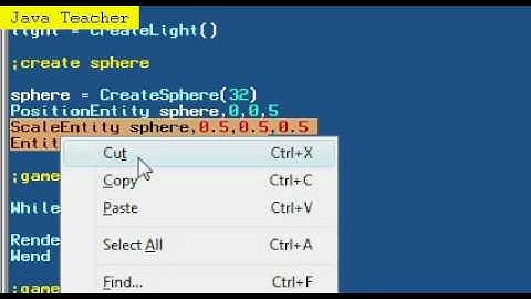 Blitz3D Tutorial 3 (Old)