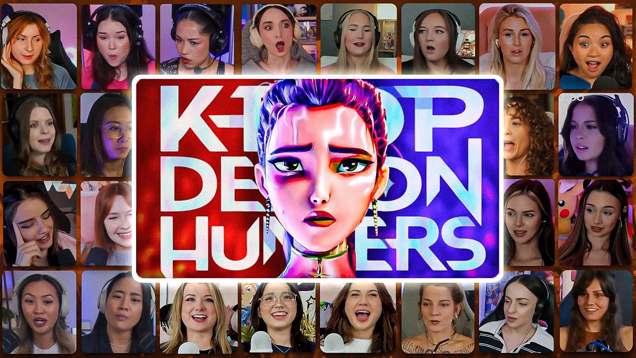 K-Pop Demon Hunters Is Addictive 🤯 | ALL GIRLS Reaction Mashup