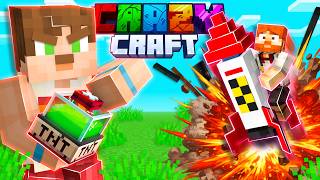 WE ACCIDENTALLY BOMBED THE OTHER TEAM IN CRAZYCRAFT! - Minecraft