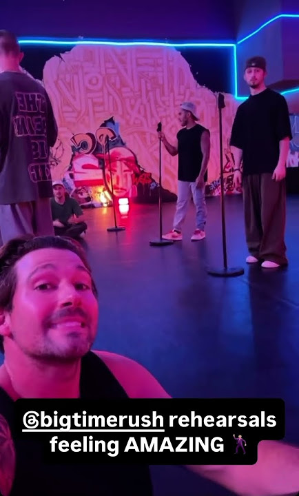 Big Time Rush Rehearsing (Amazing) For