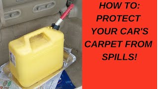 HOW TO PROTECT YOUR CAR'S CARPET FROM SPILL FOR CHEAP!! by Fix It With Dad 58 views 4 years ago 1 minute, 18 seconds
